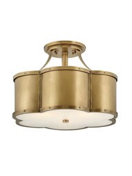 Chance 3 Light Medium Semi-Flush Mount